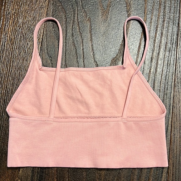 Free People Intimately Andi Square Neck Ribbed Seamless Longline Bralette - Picture 7 of 8